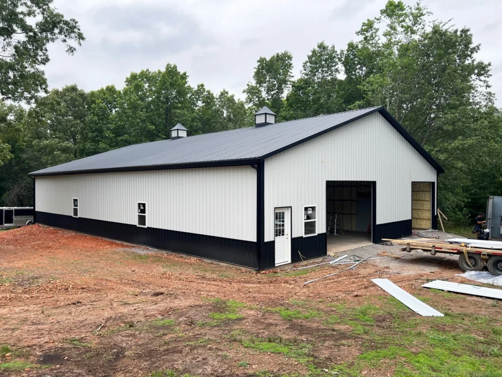 55x80 2 bay insulated shop 10