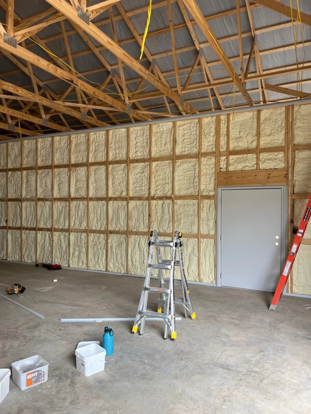 55x80 2 bay insulated shop 12