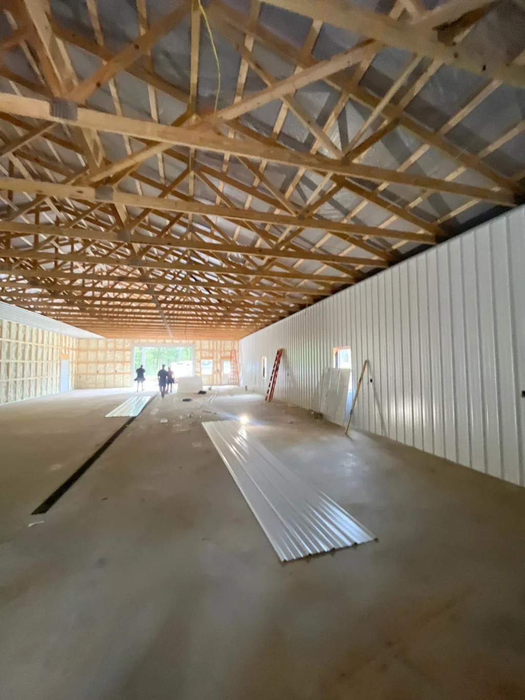 55x80 2 bay insulated shop 13