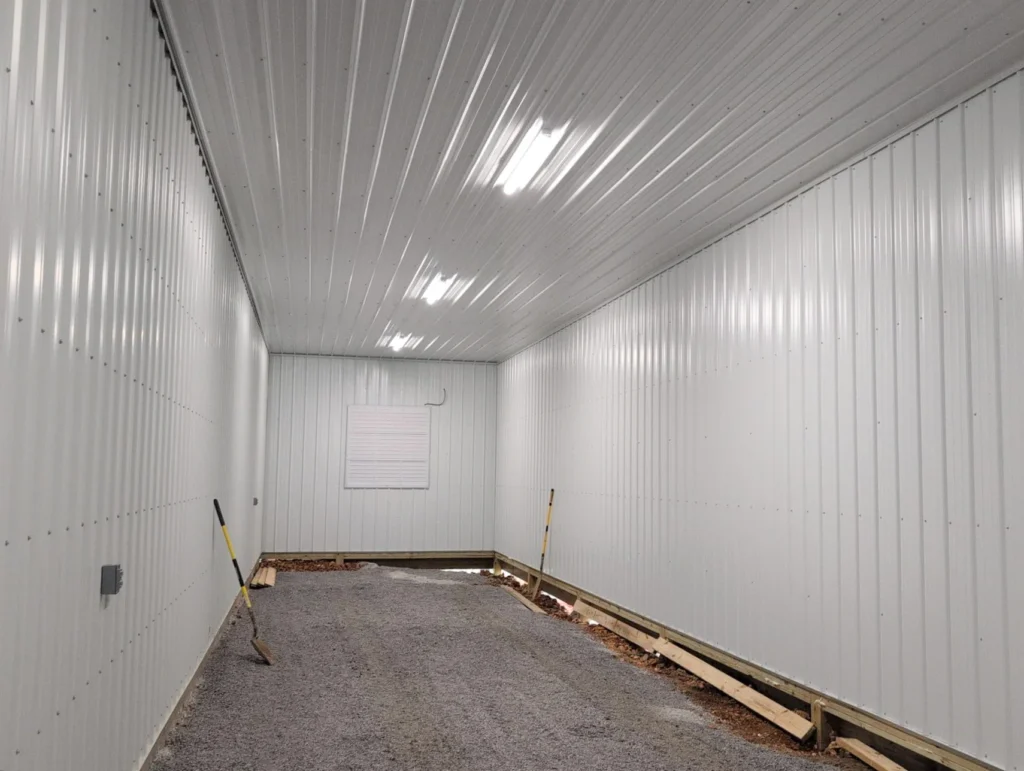 55x80 2 bay insulated shop 16