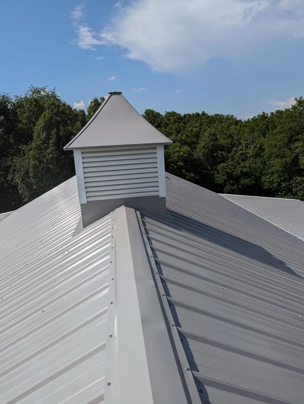 pea ridge 36x52 with 2 15ft side sheds 4
