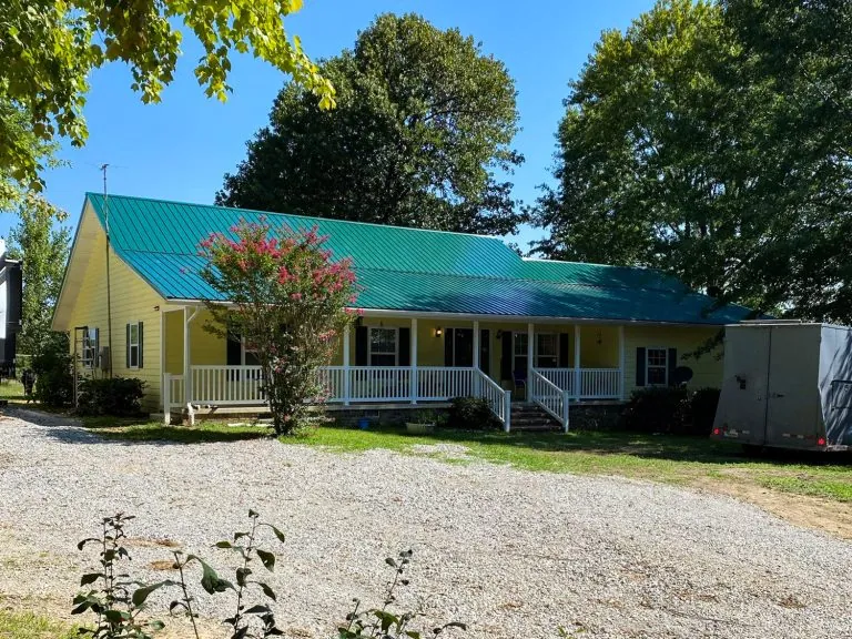 metal roofing project in green forest arkansas